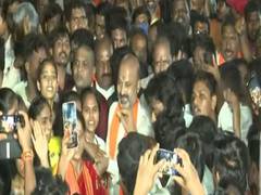 
      
      BJP stages march against KCR govt over 