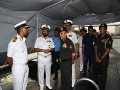 
      
      Chief of Defence Staff visits Western Naval Command HQ in Mumbai
      
      