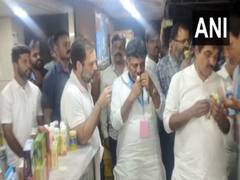 
      
      Amid row over Amul's entry in Karnataka, Rahul visits Nandini
      
      