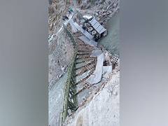 
      
      Bridge in Uttarakhand's Chamoli snaps, truck falls into river 
      
      