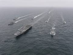 
      
      South Korea, US, Japan hold missile defence drills in East Sea
      
      
