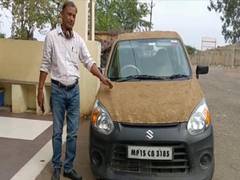 
      
      MP: Homeopathic doctor coats his car with cow dung 
      
      
