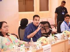 
      
      Nitin Gadkari chairs meeting to discuss policy matters
      
      