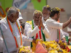
      
      Congress MLA KJ George files nomination from Sarvagna Nagar
      
      