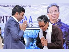 
      
      Santokbaa Humanitarian Award conferred to Sonam Wangchuk
      
      