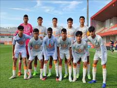 
      
      India U-17 football team wins 4-1 against Atletico de Madrid
      
      