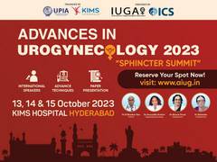 
      
      UPIA India announces a conference on Advances in Urogynecology
      
      