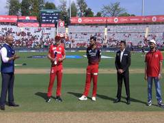 
      
      IPL 2023: PBKS win toss, opt to field against RCB
      
      