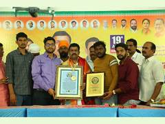 
      
      Vaddepally Rao from Kukatpally sets a International World Record
      
      
