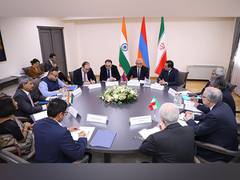 
      
      India, Armenia, Iran holds first trilateral consultations 
      
      