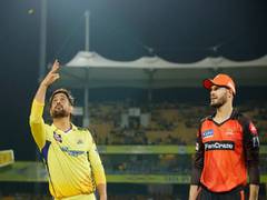
      
      IPL 2023: CSK win toss, opt to bowl against SRH
      
      