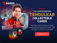 
      
      Rario unveils digital collectibles in honor of Sachin's birthday
      
      