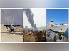 
      
      Two C-130J aircraft, INS Sumedha positioned to evacuate citizens
      
      