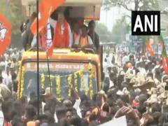 
      
      Karnataka Assembly polls: Amit Shah holds roadshow in Gundlupete
      
      