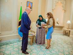 
      
      Merck Foundation meet Tanzania President
      
      
