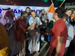 
      
      MoS MEA receives first batch of stranded Indians at Jeddah
      
      