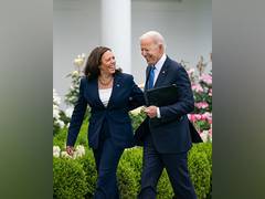 
      
      Biden, Harris officially announce announce re-election campaign
      
      