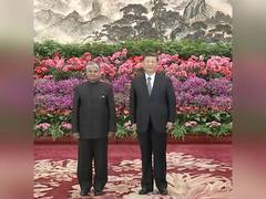 
      
      Pradeep Kumar Rawat presents his credentials before Xi Jinping 
      
      