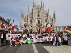
      
      Tibet Support Rally organised in Milan
      
      