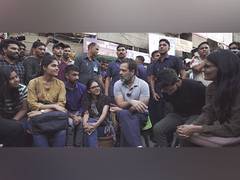 
      
      UPSC aspirants pour their heart out to Rahul Gandhi 
      
      