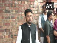 
      
      Anurag Thakur pays tribute to former Punjab CM Parkash Badal
      
      