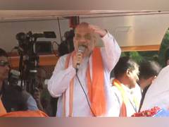
      
      Karnataka: Amit Shah holds roadshow in Haveri
      
      