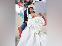 
      
      Rihanna, A$AP Rocky make heads turn in their Met Gala avatars
      
      