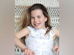
      
      Princess Charlotte beams in new birthday picture taken by Kate
      
      
