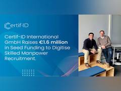 
      
      Certif-ID raises 1.6 million Euro in Seed Funding 
      
      