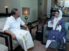 
      
      MoS Muraleedharan meets Saudi Yoga Committee President in Riyadh
      
      