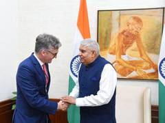 
      
      British High Commissioner to India calls on V-P  Dhankar
      
      