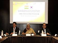 
      
      FM Sitharaman attends Investors Roundtable in South Korea
      
      