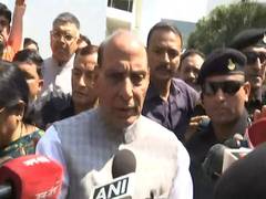 
      
      UP municipal elections: Defence minister Rajnath Singh casts vote
      
      