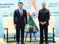 
      
      Jaishankar meets Uzbekistan counterpart Saidov
      
      