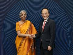 
      
      Sitharaman meets South Korean Dy PM Choo Kyung-ho
      
      