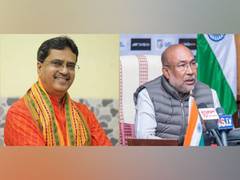 
      
      Tripura CM Manik Saha speaks to Manipur counterpart Biren Singh
      
      