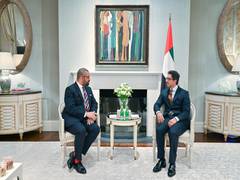 
      
      UAE Vice President meets British Foreign Secretary James Cleverly
      
      