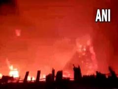 
      
      Three dead in massive fire at decoration material godown in Pune
      
      