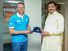 
      
      Newly-appointed support staff members Rhett Halkett, Alan Tan arr
      
      