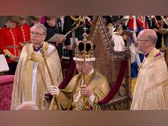 
      
      Charles III crowned King, Camilla coronated and crowned
      
      