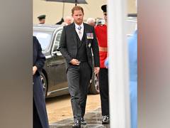 
      
      Prince Harry wears Dior custom-designed suit for coronation
      
      