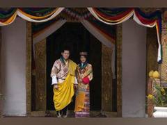 
      
      Bhutanese royals visit Buckingham Palace in traditional outfits 
      
      
