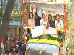 
      
      Priyanka Gandhi holds roadshow in Bengaluru
      
      