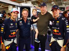 
      
      Elon Musk and Jeff Bezos at Miami Grand Prix
      
      