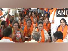 
      
      Karnataka polls: Union Minister chants 'Jai Shri Ram'
      
      