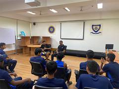 
      
      Rishabh Pant interacts with under-16 cricketers at Bengaluru camp
      
      
