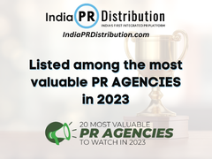 
      
      India PR Distribution listed among Most Valuable PR Agencies
      
      