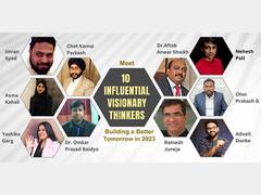 
      
      Meet 10 Influential Visionary Thinkers building a better tomorrow
      
      