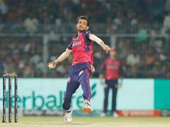
      
      IPL 2023: Chahal's four-wicket helps RR restrict KKR to 149/8
      
      
