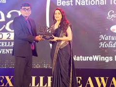 
      
      NatureWings Holidays awarded as Best National Tourism Company
      
      
